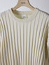 【 予約:2月上旬 】RIB KNIT LONG TEE /Y261-91014